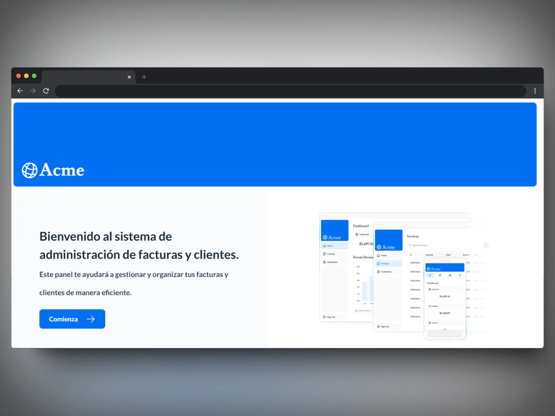 Project 2 - Invoice administration
