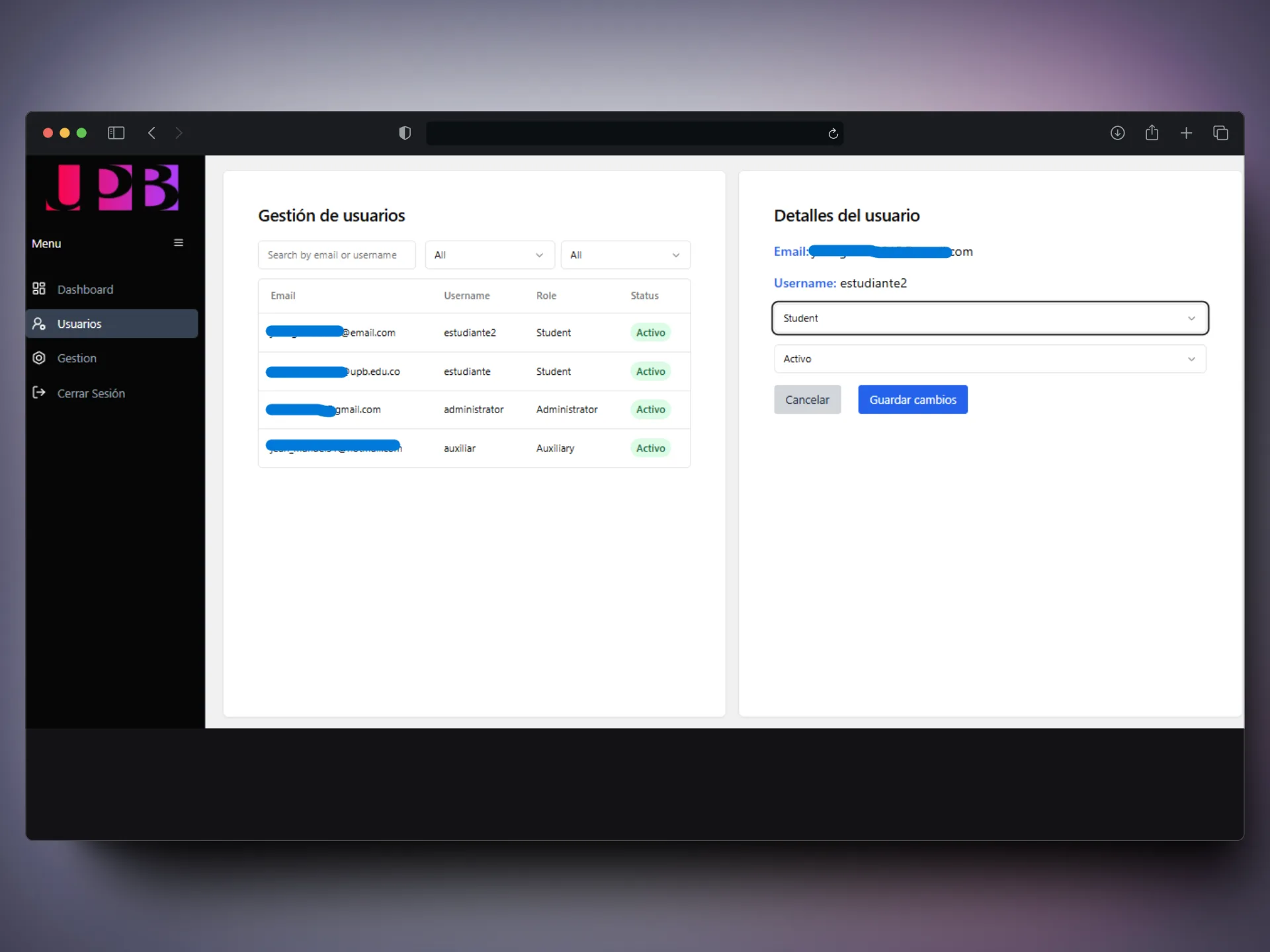 Project 5 - SGCE Student Query Management System