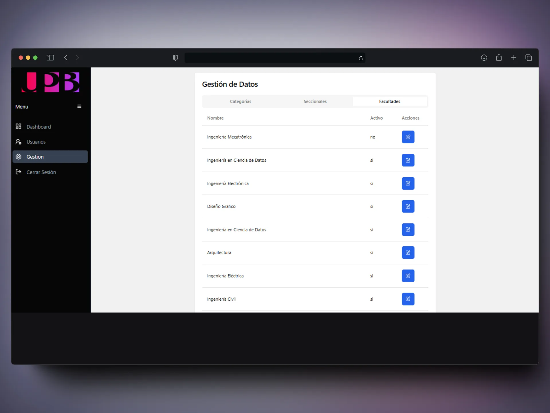 Project 5 - SGCE Student Query Management System